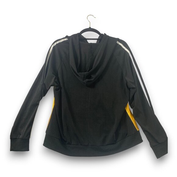 Rainbow Stripe Hoodie Long Sleeve Zipper Jacket XXL - Picture 2 of 5